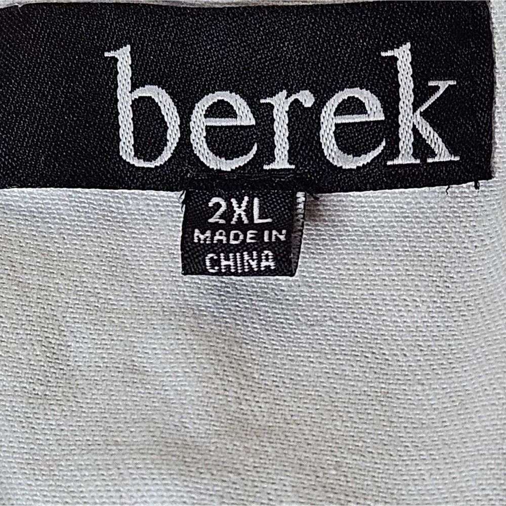 Berek Vintage White Denim Lace Sleeves Sequin Embroidered Boho Chic Jean Jacket - Picture 9 of 13